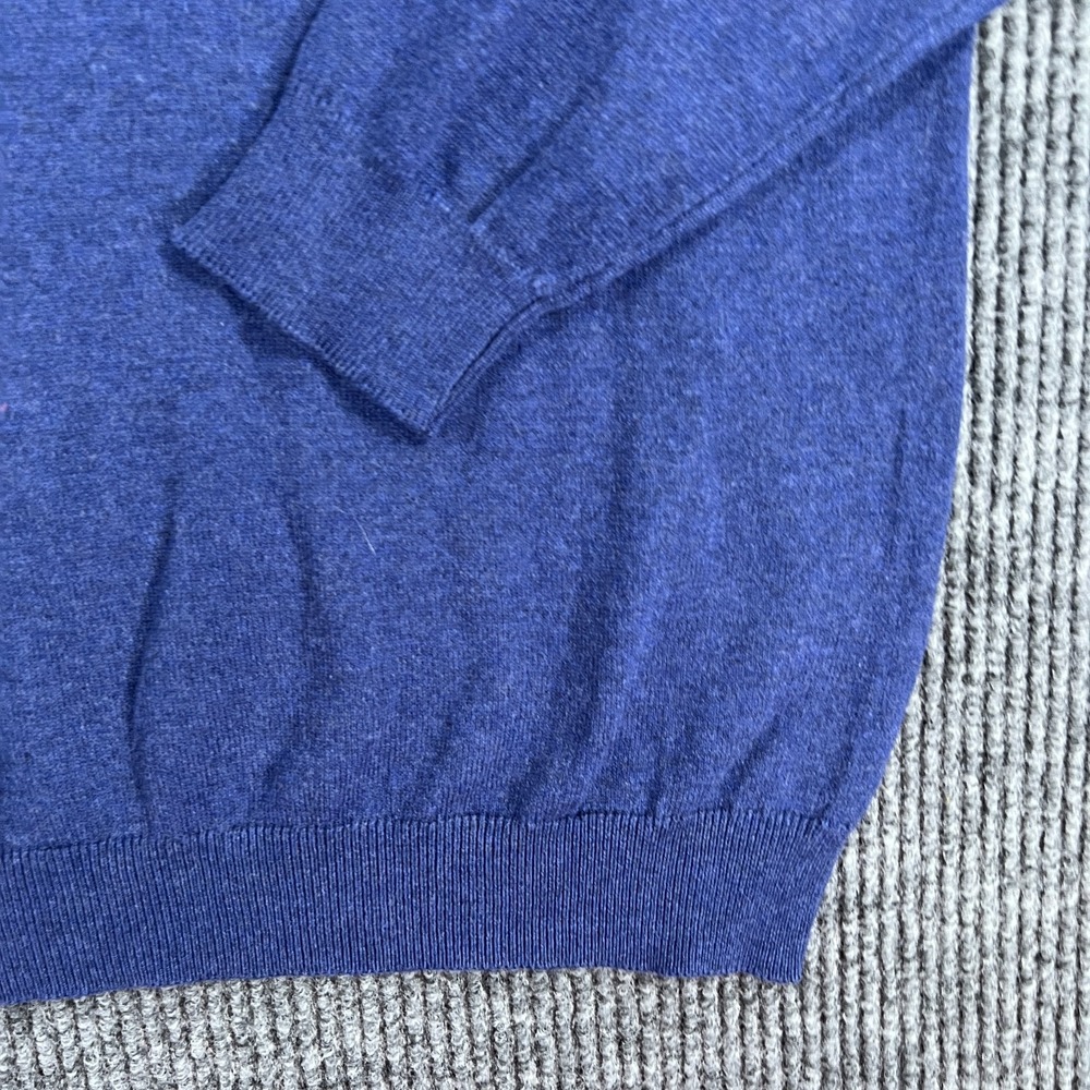 Southern Marsh Sweater Mens Large Blue V Neck Long Sleeve Casual Comfort - Picture 5 of 12